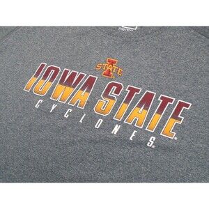 Iowa State Cyclones T-Shirt Men's XL Gray Lightweight Athletic Tee Pro Edge